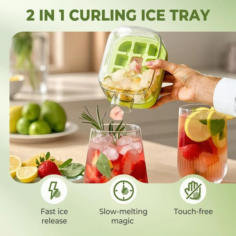 CoolSip⢠| 2-in-1 Ice Cube Bottle (500ml & 800ml Bundle)