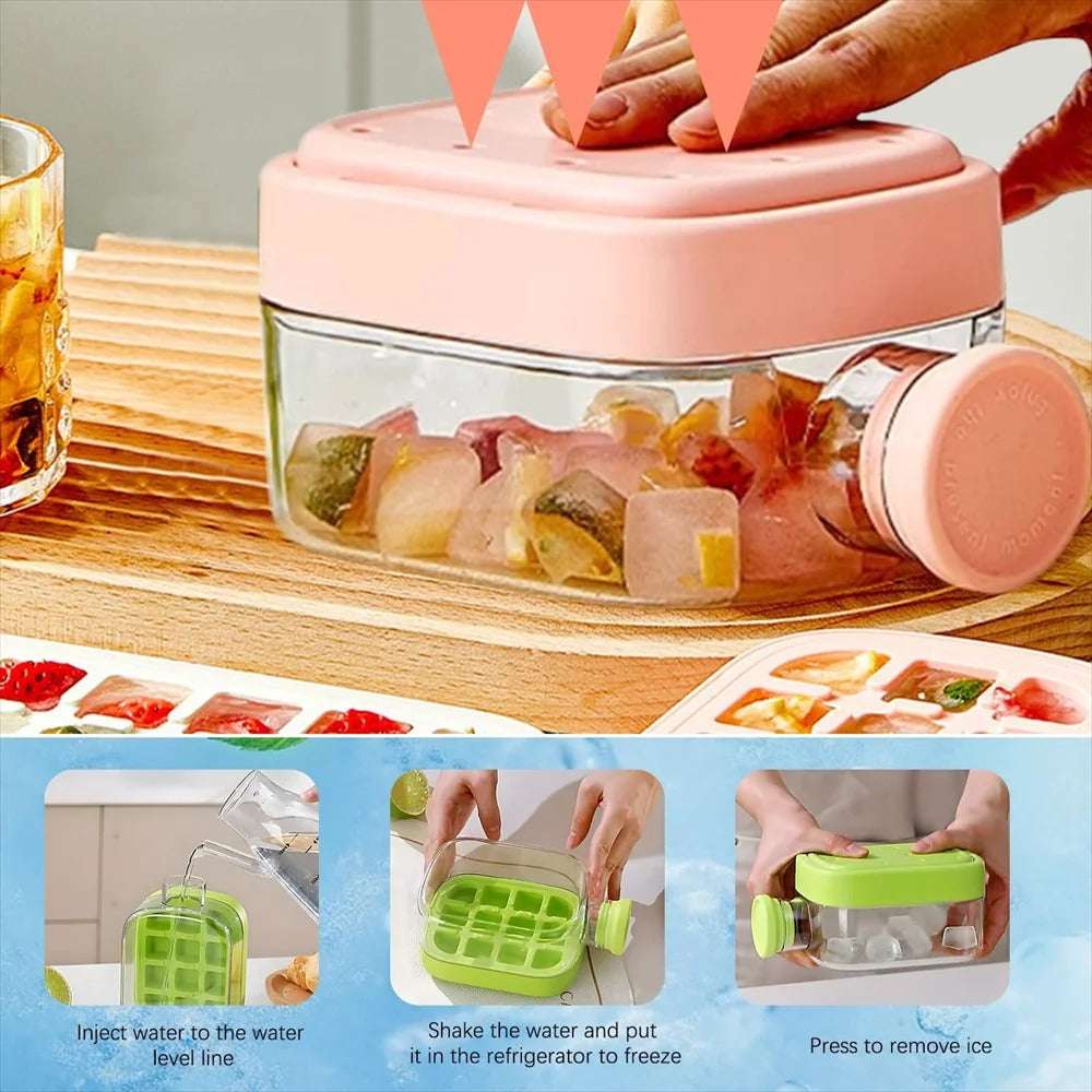 CoolSip⢠| 2-in-1 Ice Cube Bottle (500ml & 800ml Bundle)