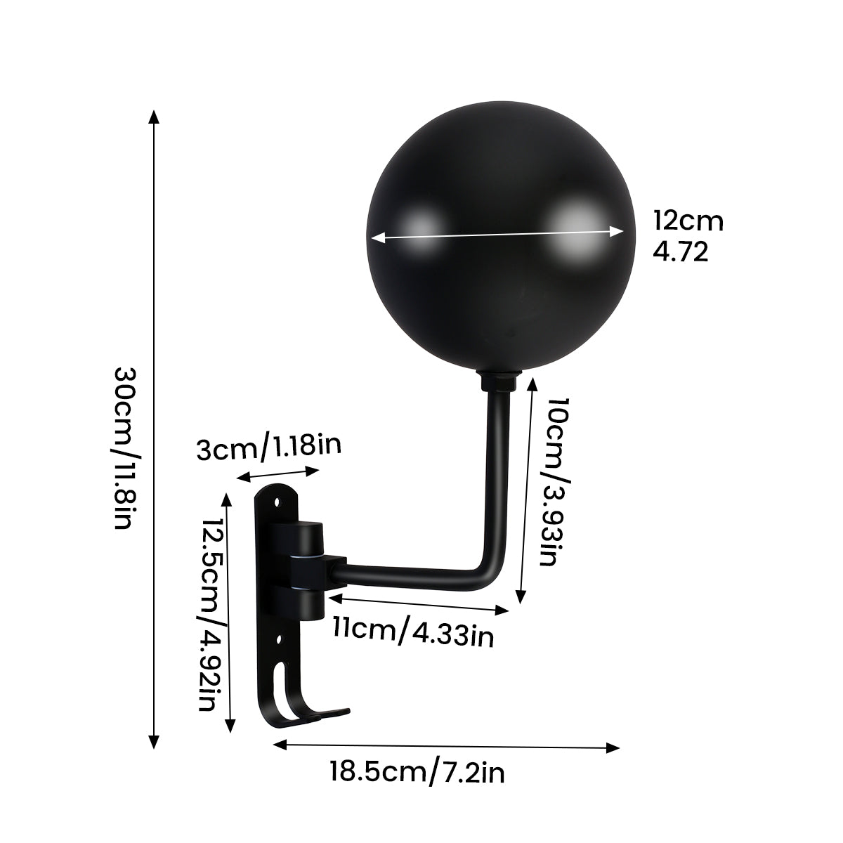 PivotRack™ | 2 Pack Wall-Mount 180° Helmet Holder