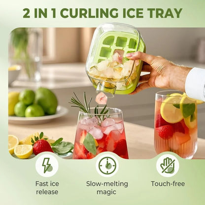CoolSip™ | 2-in-1 Ice Cube Bottle (500ml & 800ml Bundle)