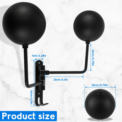 PivotRack™ | 2 Pack Wall-Mount 180° Helmet Holder