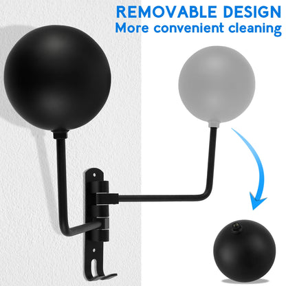 PivotRack™ | 2 Pack Wall-Mount 180° Helmet Holder
