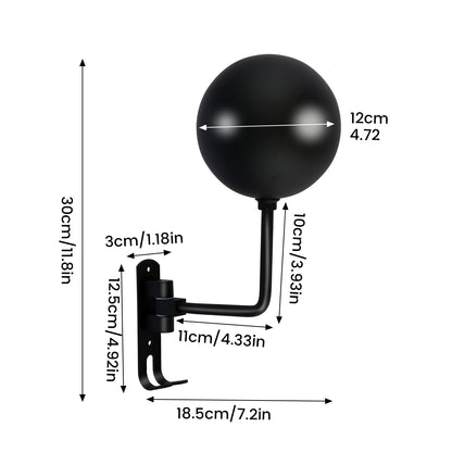 PivotRack™ | 2 Pack Wall-Mount 180° Helmet Holder