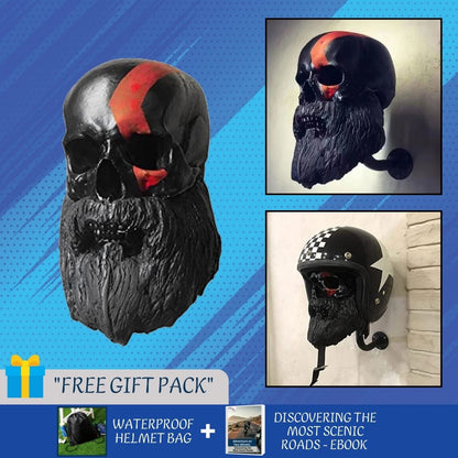 PivotRack™ | 2 Pack Wall-Mount 180° Helmet Holder
