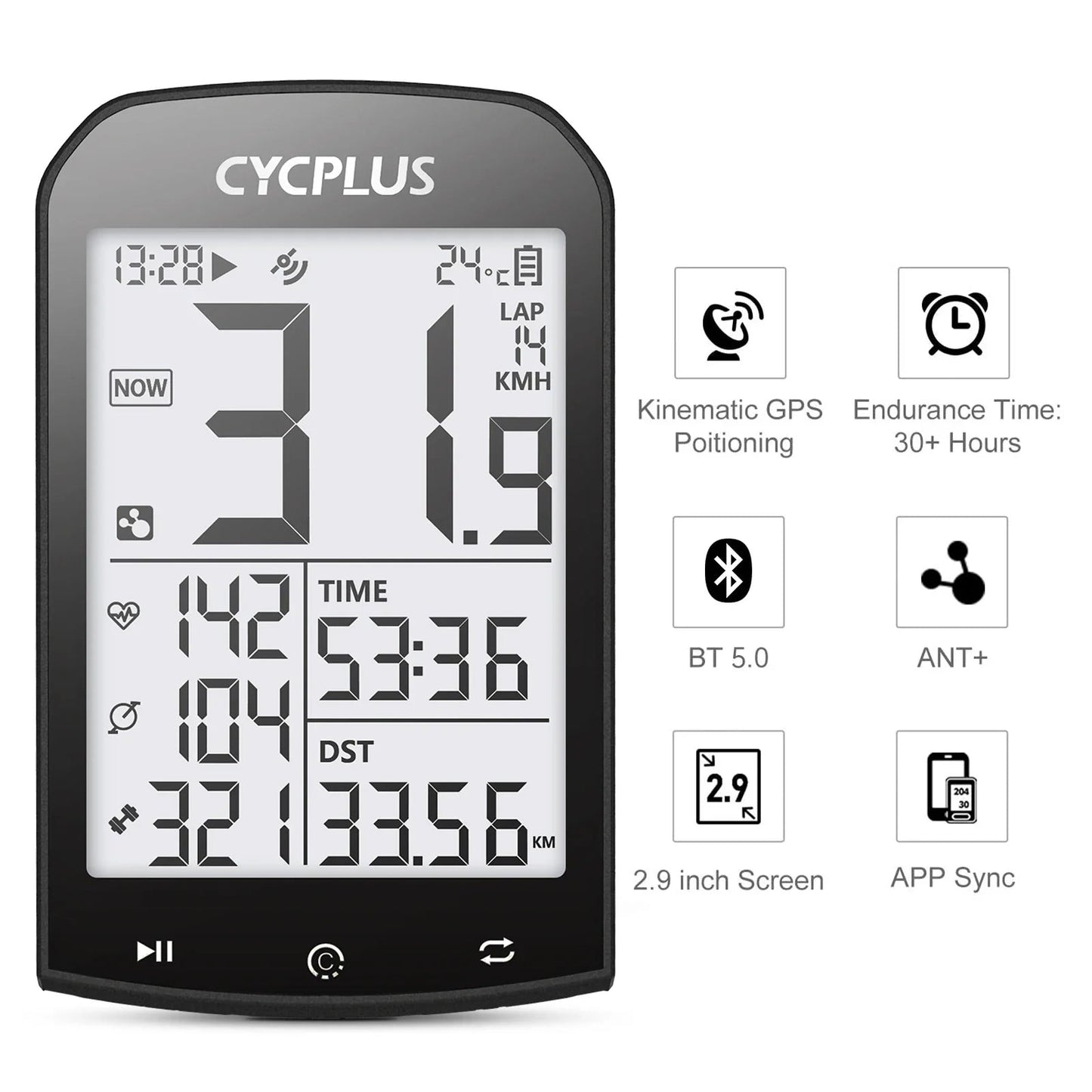 BikeCalculatorSpeed&GPSBluetooth5.0™ - Cyclemd