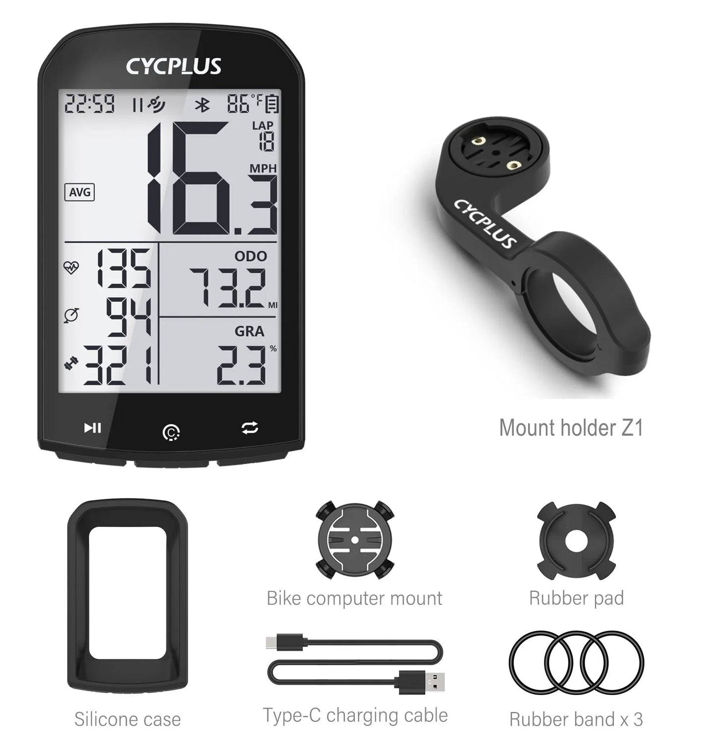 BikeCalculatorSpeed&GPSBluetooth5.0™ - Cyclemd