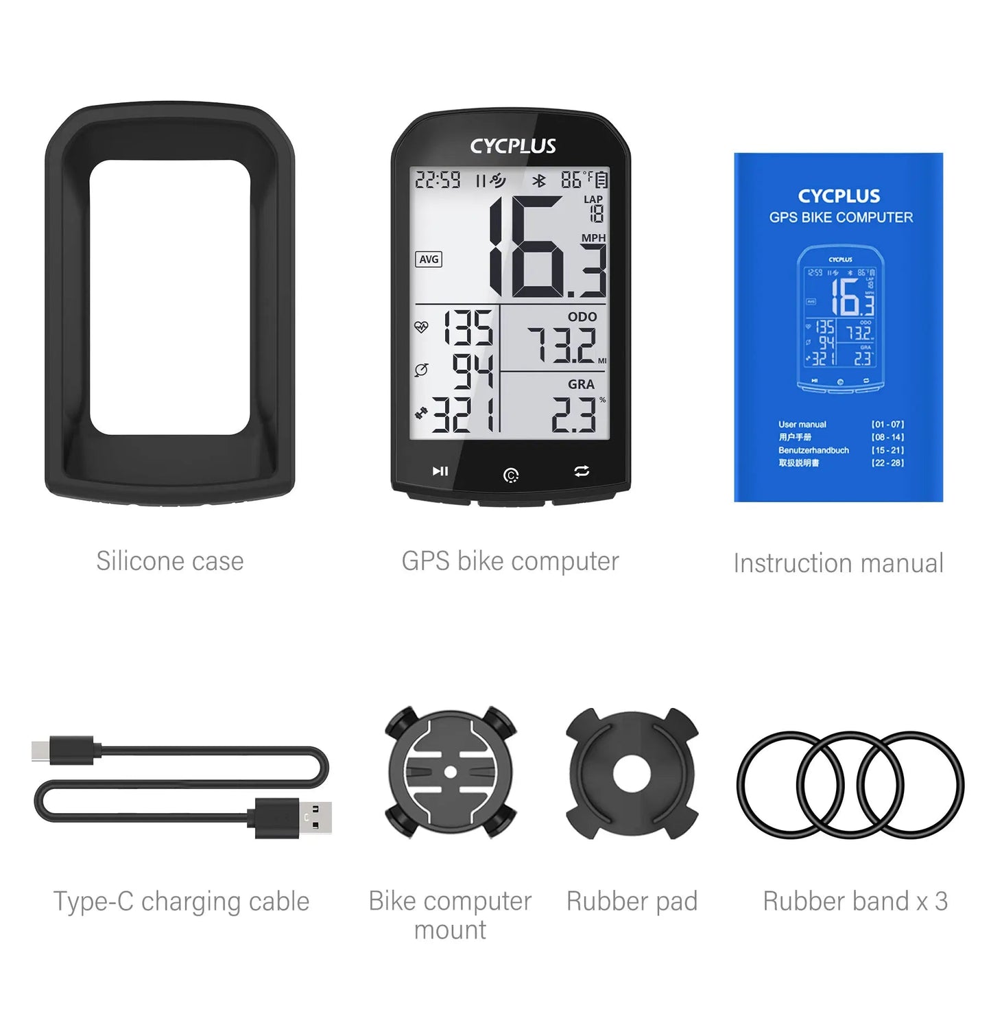 BikeCalculatorSpeed&GPSBluetooth5.0™ - Cyclemd