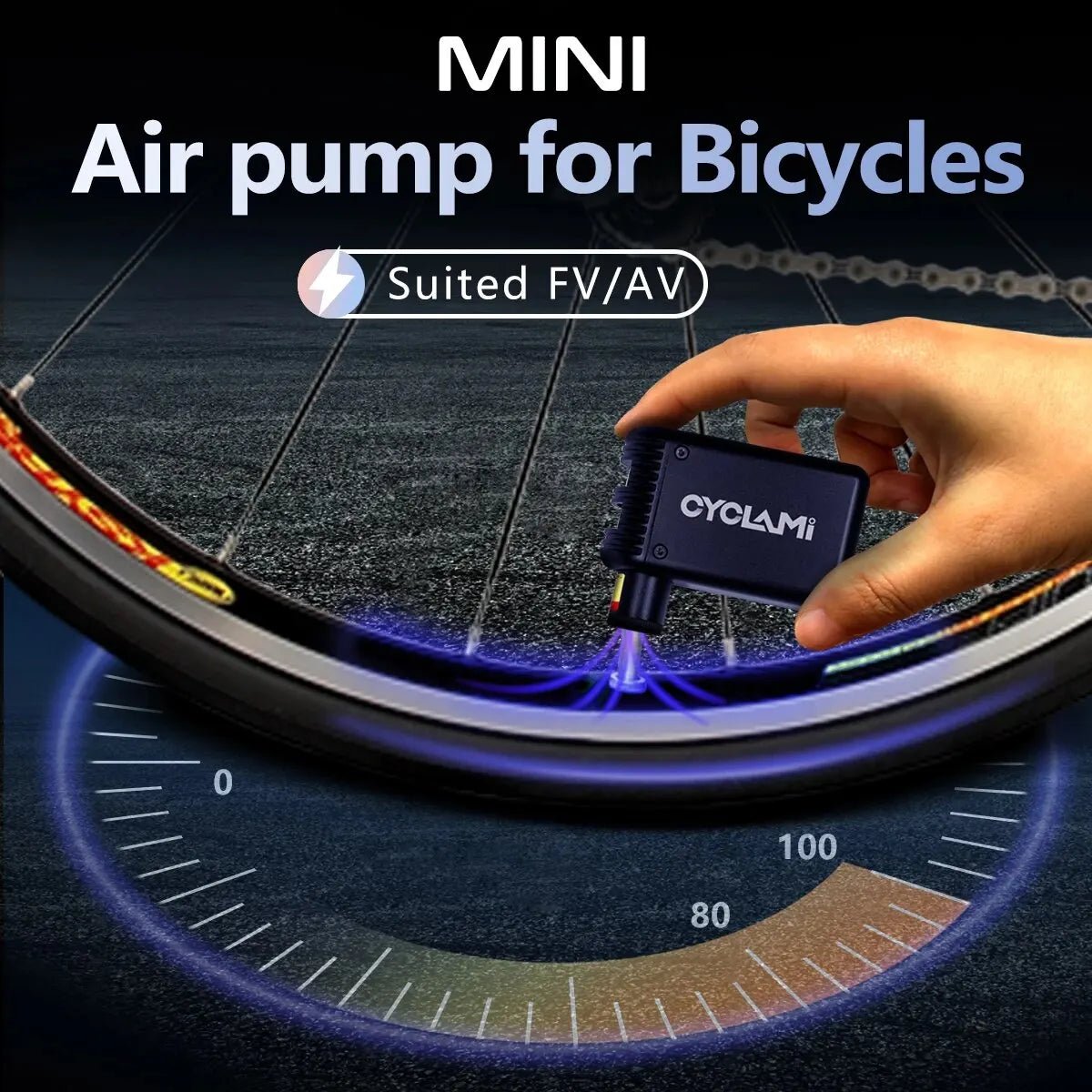 MTBElectricBikeMiniAirPump™ - Cyclemd